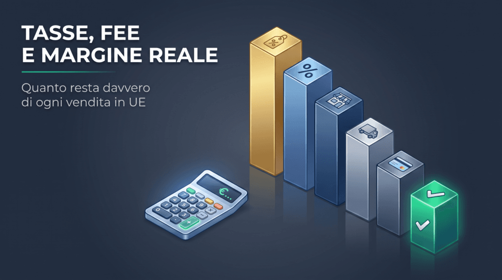 calcolo margini tasse e commissioni vendite UE