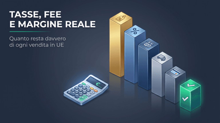 calcolo margini tasse e commissioni vendite UE