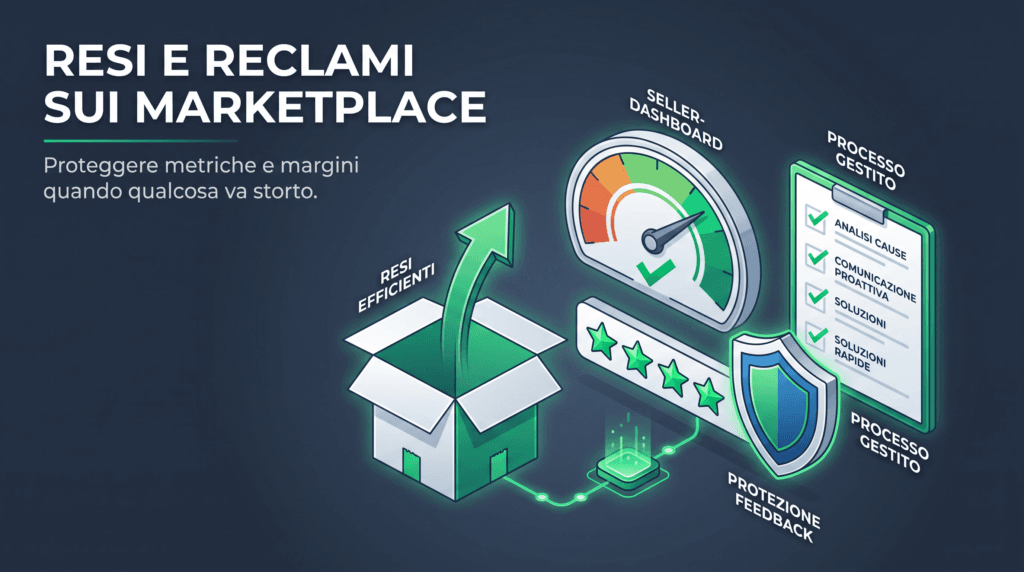 Come gestire resi e reclami sui marketplace senza perdere rating