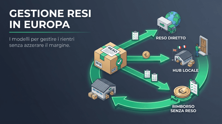 gestione resi cross-border dall'Europa