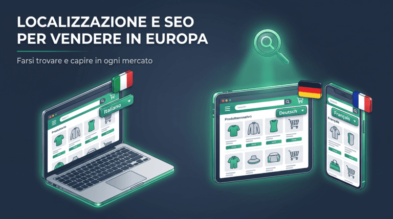 localizzazione e SEO per e-commerce italiani in Europa