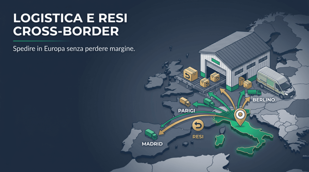 logistica e resi cross-border per merchant italiani