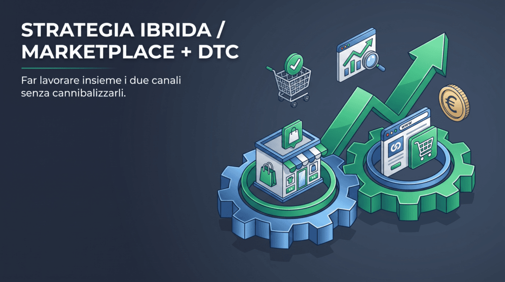 strategia ibrida marketplace e sito DTC